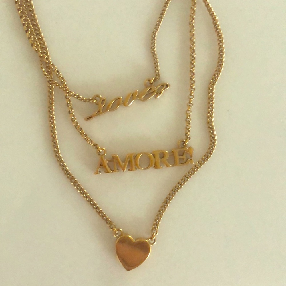 Juicy stacked necklace
